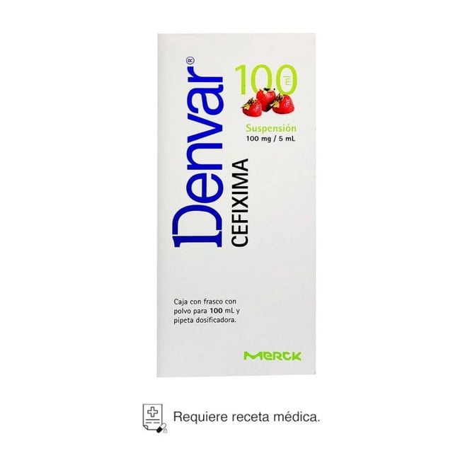 Denvar Cefixima 100 mg / 5 ml suspensión
