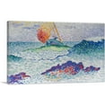 thumbnail image 1 of ARTCANVAS The Shipwreck 1906 Canvas Art Print by Henri Edmond Cross - Size: 60" x 40" (1.50" Deep) (3-Piece), 1 of 9