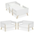 thumbnail image 5 of Dream on Me Osko Convertible Toddler Bed, JPMA & Greenguard Gold Certified, White/Natural, 5 of 8