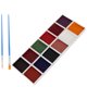 thumbnail image 4 of Paleta De Pintura Corporal Facial, Ingredientes Seguros Que Limpian Fácilmente El Kit De Pintura Corporal Facial Hermoso Para Halloween ANGGREK Face Painting Palette, 4 of 8