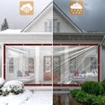 thumbnail image 4 of Clear Tarp Waterproof 7x10ft - Plastic Tarps Heavy Duty Cover for Outdoor Porches Transparent Tarpaulin for Patio Enclosure Roofs Greenhouse Plant Chicken Coop Cover, 4 of 9