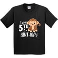thumbnail image 3 of Inktastic Monkey Its My 5th Birthday Youth T-Shirt, 3 of 5