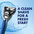 thumbnail image 6 of Gillette Mens Razor, Clean & Fresh, Handle + 5 Blade Refills, 6 of 9