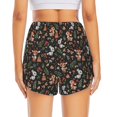 thumbnail image 4 of Goofa Cute Deer Printed Women 2 in 1 Running Shorts,Quick Dry Athletic Workout Shorts,High Waisted Athletic Shorts with Liner Pockets-Small, 4 of 9