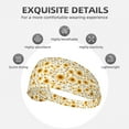 thumbnail image 3 of Brown Leaf Sunflower Headbands for Women Men, Workout Elastic Sweat Band for Yoga Running Cycling Gym Exercise Non Slip Head Bands for Women's Hair, 3 of 5