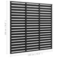 thumbnail image 3 of vidaXL Fence Panel WPC 180x180 cm Black, 3 of 3