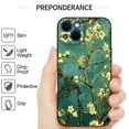 thumbnail image 3 of CoverON Art Design For Apple iPhone 14 Phone Case, Flexible Rubber Slim TPU Cover, Almond Blossom, 3 of 8