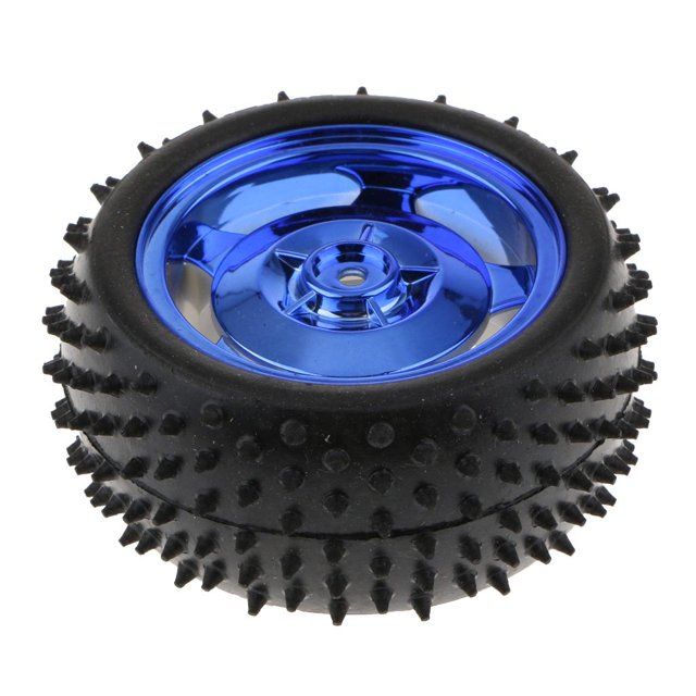 Modelo Inteligente Rueda Goma Neumático Accesorio de Equipamiento Industrial - Azul Soledad Rueda de neumático de robot de coche inteligente