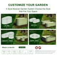thumbnail image 5 of Olle 4-Style Modular Galvanized Raised Garden Beds [Build 1 of 4 Configurations], 5 of 6