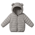 thumbnail image 4 of Edvintorg Girls Fleece Jacket Long Sleeve Loose Casual Zip up Coat Solid Color Hooded Puffer Outerwear with Pocket Teenage Girl Clothes Size 4-15, 4 of 9