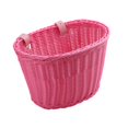 thumbnail image 2 of Lipstore Panier de Vélo avec Sangles Réglables en PU Support de Guidon Accessoire de Vélo Léger Rose, 2 of 8