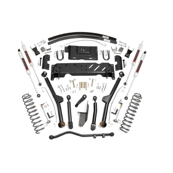 Rough Country 4.5" Lift Kit w/M1 Shocks for 1984-2001 Jeep Cherokee XJ- 68940