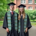 thumbnail image 7 of Haiem Wood Grain Pattern Graduation Stole 2024 | Premium Satin Sash for Graduation Ceremony, 7 of 7