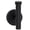 Matte Black, variant on Alno A9381-MN Vita Bella 2" Wide Modern Smooth Bar Bathroom Towel Robe Wall Hook - Nickel