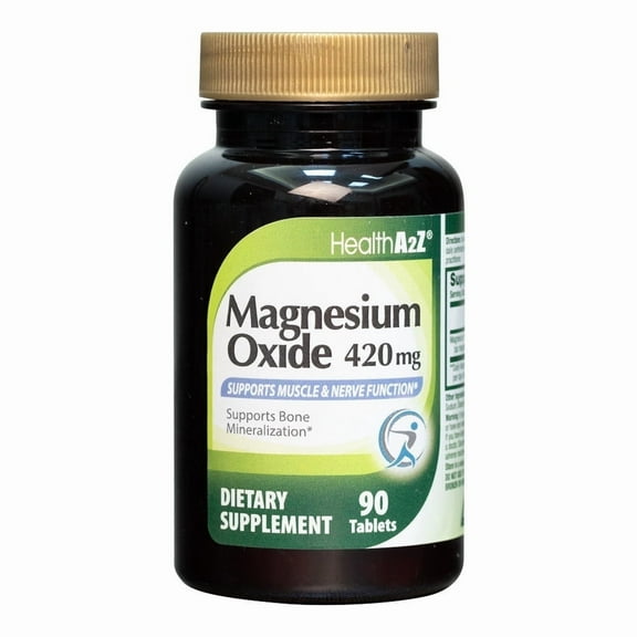 Magnesium Oxide 420mg – Supports Muscle, Nerve & Bone Health – Gentle Digestive Support