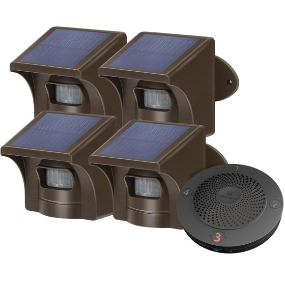 Alarma solar inalámbrica para entrada eMacros de largo alcance con sensor