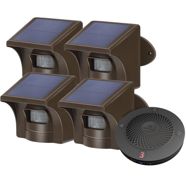 Alarma solar inalámbrica para entrada eMacros de largo alcance con sensor
