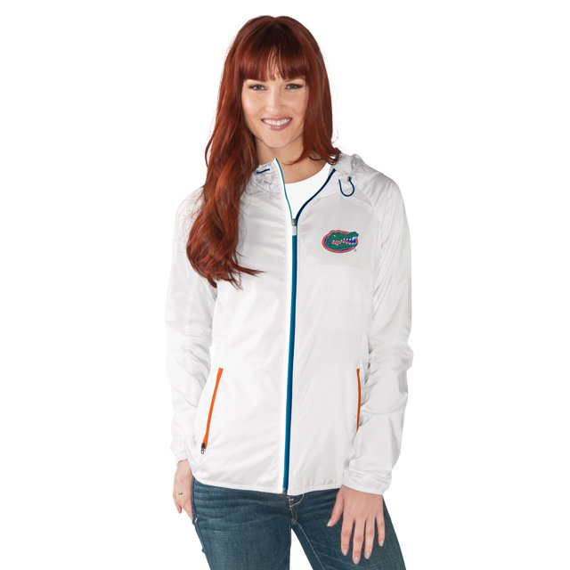 G-III Women's Spring Training Light Weight Full Zip Jacket, White, XX-Large