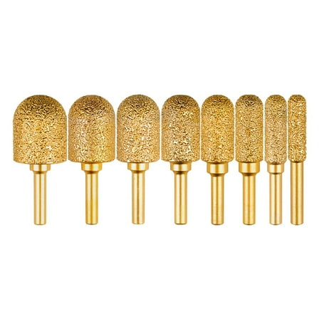 1Pc 8-25Mm Drill Grinding Head Diamond Burr Tools For Metal Engraving Polishing Electric Drill Grinder Accessories 20Mm Smile Home