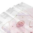thumbnail image 5 of YFYANG Waterproof Bathroom Shower Curtain, Cute Pink Cartoon Pig Shower Curtain Set with Hooks, Home Bathroom Tub Decor - 72 "x72", Iron Hooks, 5 of 7