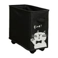 thumbnail image 1 of Estante móvil para carrito de servicio debajo del escritorio para vestidor de cocina de estilo rústico Negro, 1 of 9