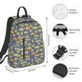 thumbnail image 3 of Naloa Cartoon Submarines Print Lightweight DayBackpack Suitable for school, work, shopping, travel, etc., 3 of 5