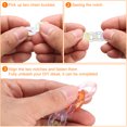 thumbnail image 4 of Unique Bargains 100Pack Acrylic Chain Linking Rings, Transparent Plastic Chain Links, Pale Pink, 4 of 7