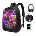 thumbnail image 2 of 17in Zombio Character Backpack With USB Charging Port Large Bookbag Travel Laptop Bag For Adult, 2 of 8