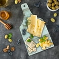 thumbnail image 5 of Pillar Cutting Board, Architecture Themed Design Ionic Doric and Corinthian Marble Columns Digital Print, Decorative Tempered Glass Cutting and Serving Board, Wine Bottle Shape, Coconut, by Ambesonne, 5 of 5