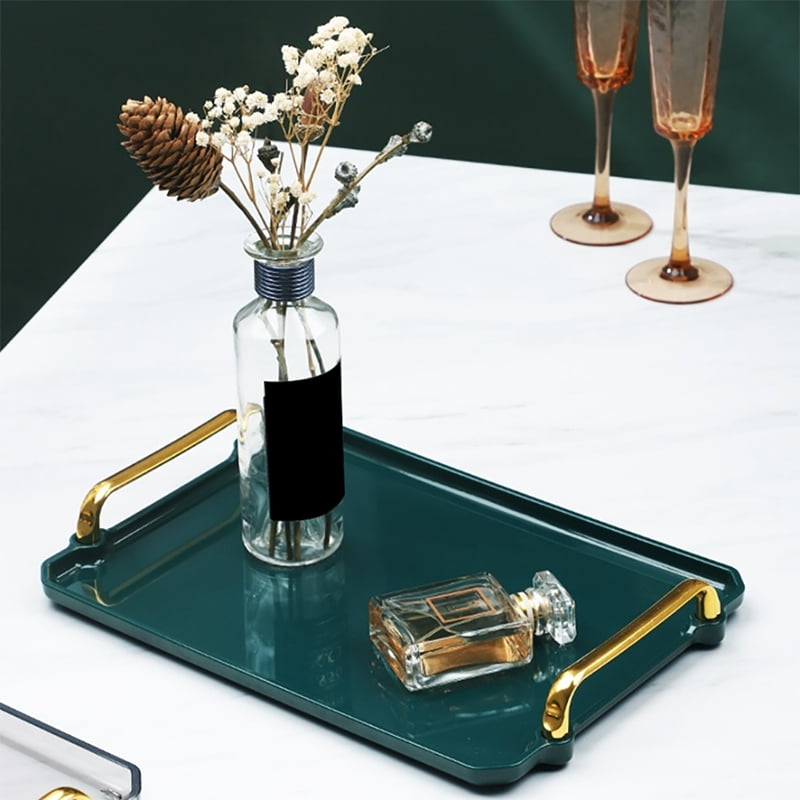 Rectangular Plastic Serving Tray Exquisite Green Serving Trays