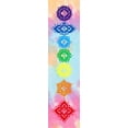 thumbnail image 4 of Womens "Floral 7 Chakras" Tie Dye Tee - Pastel Rainbow, Large, 4 of 4
