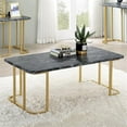 thumbnail image 4 of Furniture of America Clotten Contemporary Metal Coffee Table in Black, 4 of 6