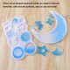 thumbnail image 2 of Bewildely DIY arte Luna estrella en forma de campana de viento molde hogar silicona gota moldes fabricante pared decoración molde colgante hacer Artesanía  Moldes de 3 piezas Bewildely HA009871-02, 2 of 6