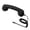 Black, variant on Yammee Ergonomic Handheld Phone Handset With Answer Button Type C Direct Connections