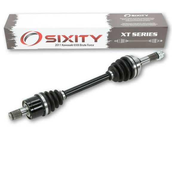 Sixity XT Rear Right Axle compatible with Kawasaki Brute Force 650i 2011 - KVF650FBF 4X4