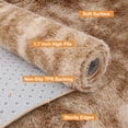 thumbnail image 4 of Cozydesg 9ftx12ft Large Area Rugs,Shag Fluffy Rugs for Living Room Bedroom, Modern Indoor Floor Rugs Soft Carpet Home Decro,Camel, 4 of 7