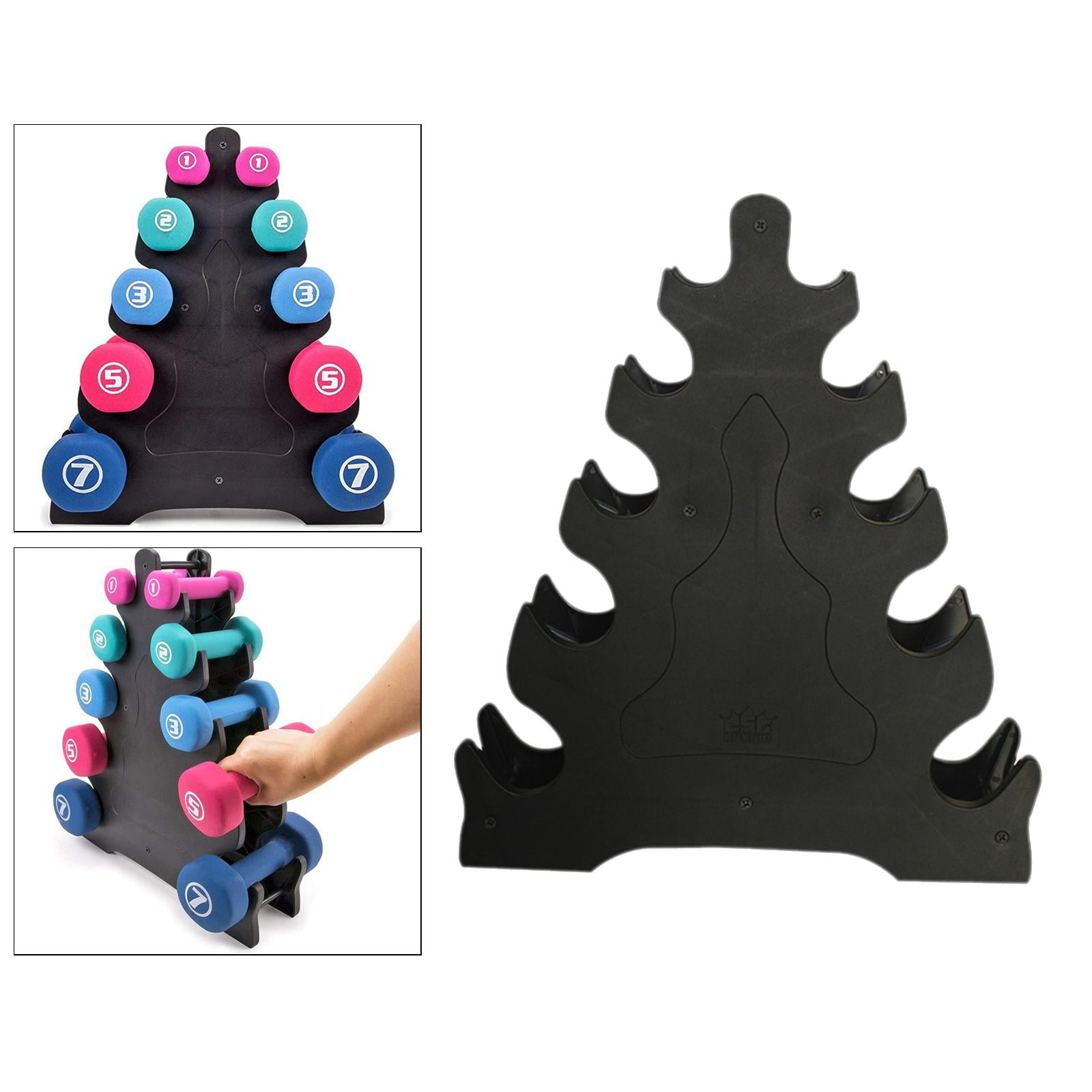 Dumbbell Rack Dumbbell Holder 5 Tier for Dumbbells Home Gym Compact Walmart