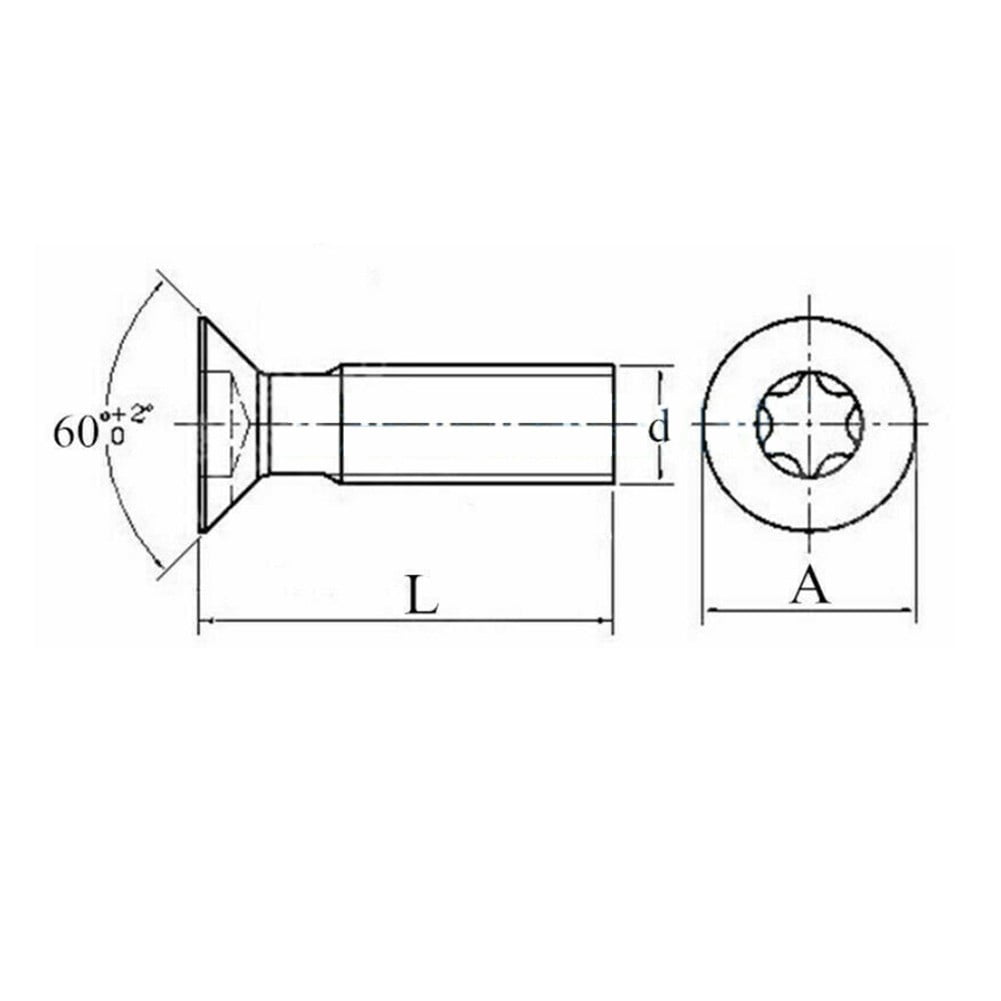 Lot De 20 Vis Torx M2.5 / M3.5 / M4 – Pour Outils De Tour CNC, équipements Ménagers Et De Bureau