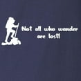 thumbnail image 3 of CafePress - Not All Who Wander Are Lost Long Sleeve T Shirt - Long Sleeve Dark T-Shirt, 3 of 4