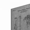 thumbnail image 2 of Luxe Metal Art 'Compound Bow Blueprint Patent White' Acrylic Glass Wall Art, 16"x24", 2 of 9