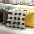 thumbnail image 3 of Christmas Check Throw Pillow Cover Winter Farmhouse Decorations Pillow Cases, 3 of 5