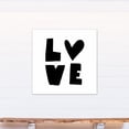 thumbnail image 4 of Creative Products Black and White Love 36x36 Canvas Wall Art, 4 of 5