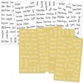 thumbnail image 1 of 8pcs Spice Label Combo Black and White Preprinted Labels for Spice Jar Durable New, 1 of 7