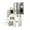 White with 4 Drawers & 9 Storage Spaces, variant on Kadyn Vanity Desk with Mirror and Lights, Makeup Table with Charging Station, Dressing Table Makeup Desk for Bedroom, Small Space, White