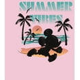 thumbnail image 2 of Girl's Mickey & Friends Mickey Mouse Summer Vibes  Graphic Tee Light Pink Small, 2 of 4