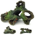 thumbnail image 2 of Hollow Tree Trunk for Aquarium Decoration, Resin Fish Tank Ornament, Betta Fish/Small/Tinny Fish Hideouts Wood House, 2 of 8