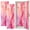 Color 2, variant on Pink 2 Pcs School Locker Magnetic Wallpaper for Girls 12" x 36" Scalloped Circle Stripe Soft Blush Pink Cream Reusable Removable Locker Accessories Back to School Supplies