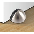 thumbnail image 2 of Tope de puerta adhesivo para suelo de acero inoxidable, media luna, 4 Uds., con pegatinas, 2 of 2