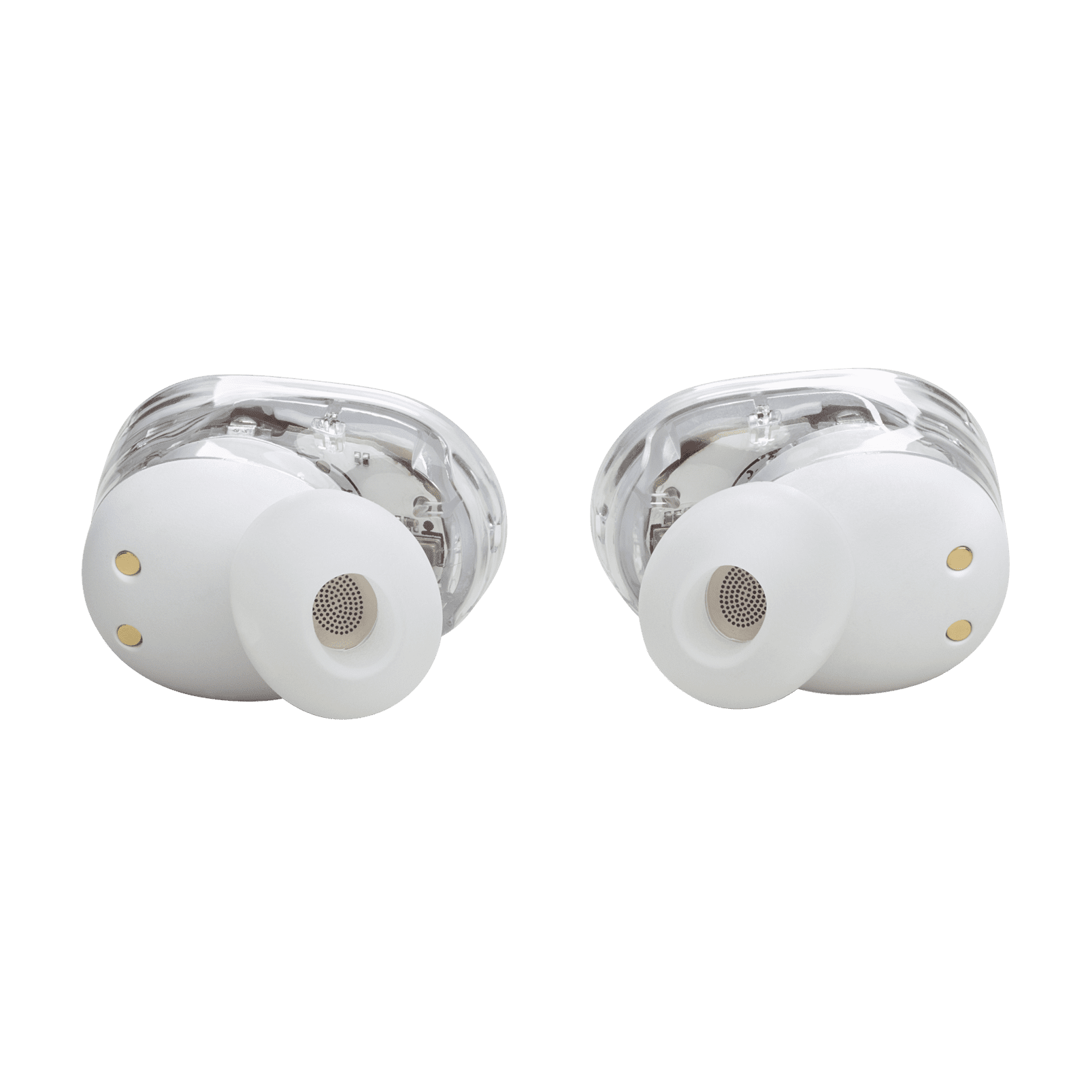 JBL Tune Buds Ghost Edition Noise Cancelling Wireless In-Ear Earbuds, White Ghost