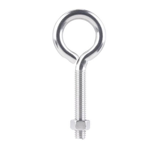 Hampton 02-3456-449 Illets Fermés avec Écrou Hexagonal en Acier Inoxydable 0.375 x 4 Po. - Lot de 5